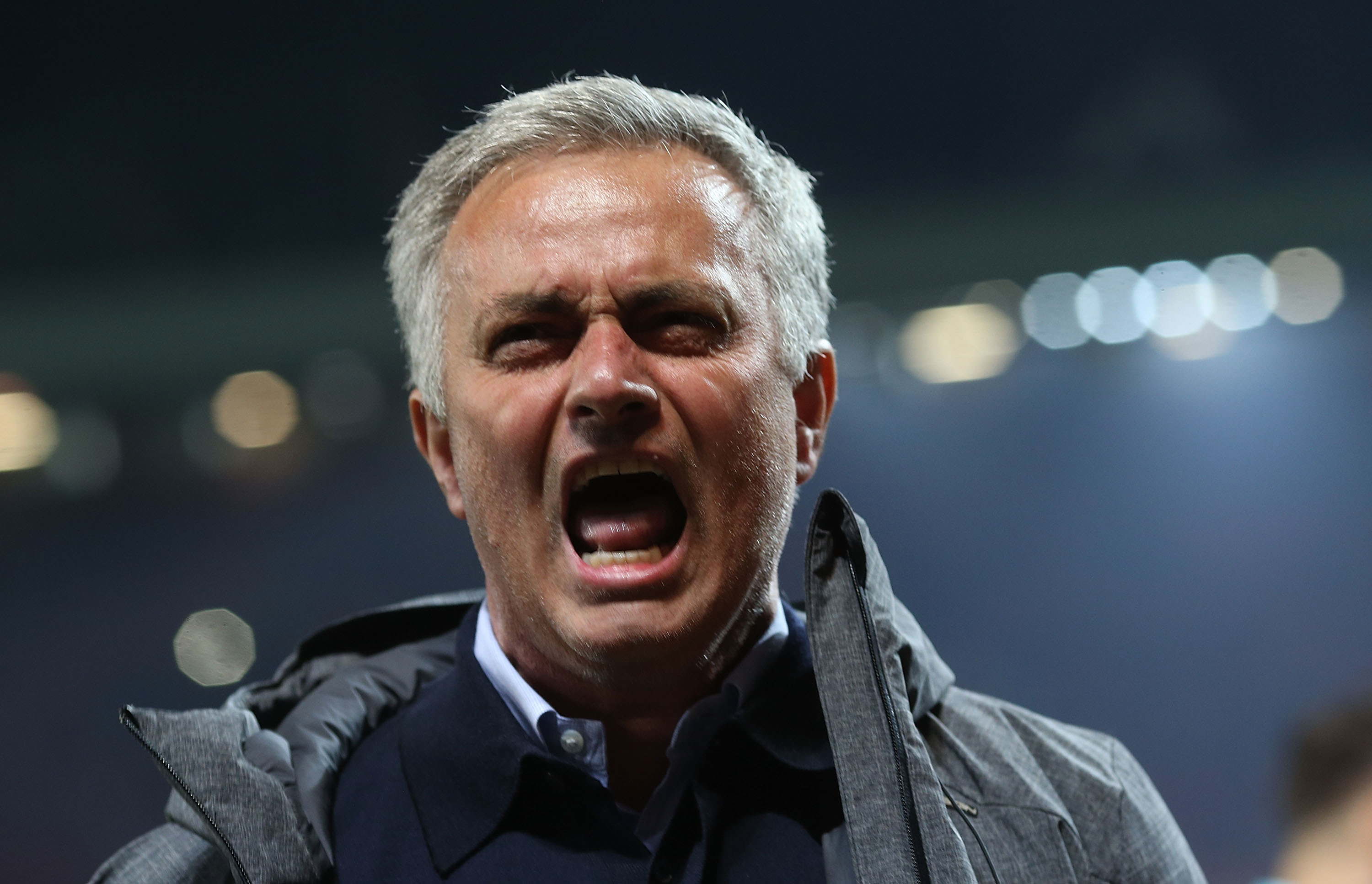 MANCHESTER, ENGLAND - MAY 11:  Manager Jose Mourinho of Manchester United celebrates after the UEFA Europa League, semi final second leg match, between Manchester United and Celta Vigo at Old Trafford on May 11, 2017 in Manchester, United Kingdom.  (Photo by John Peters/Man Utd via Getty Images)
